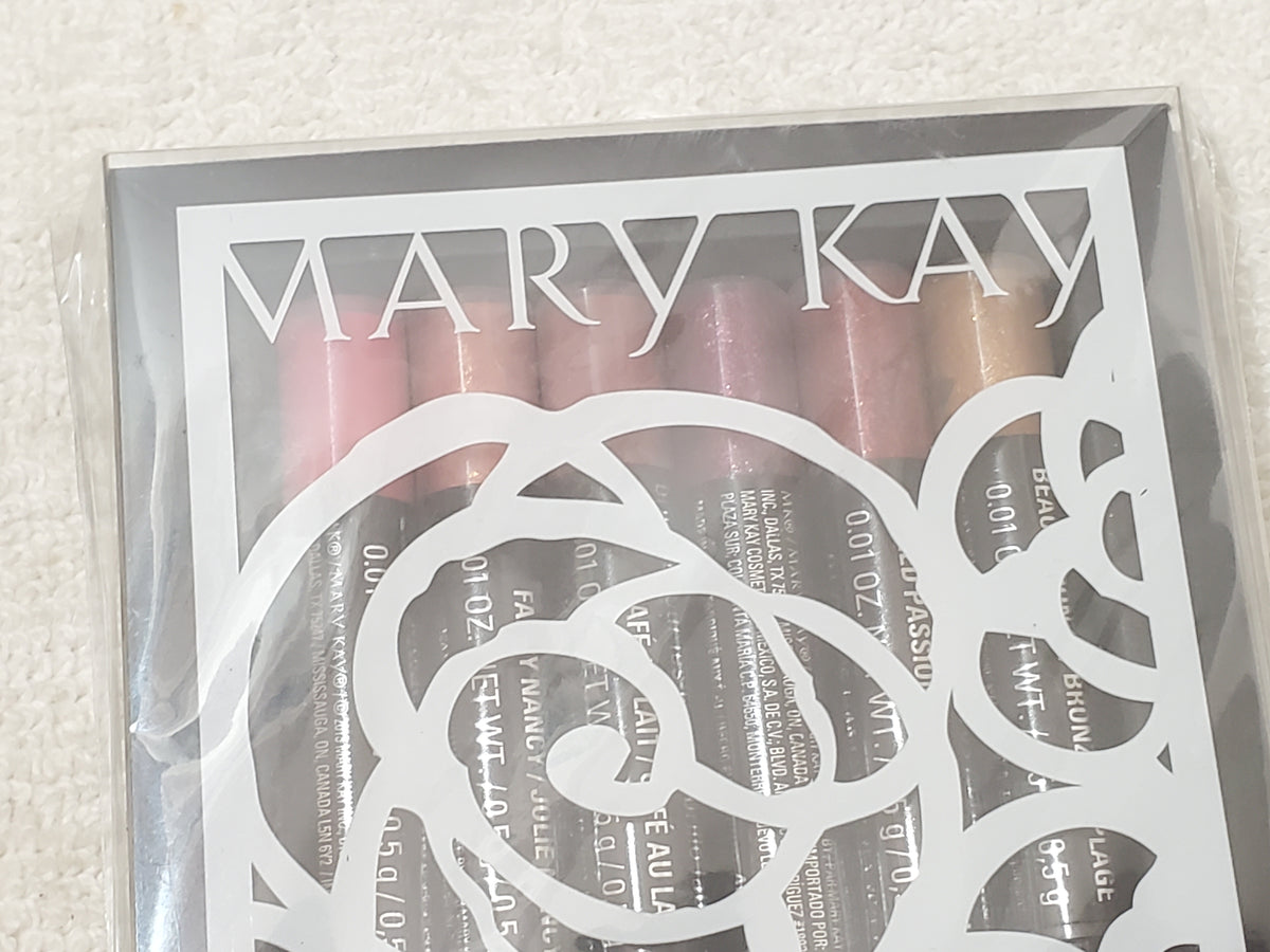 Mary Kay Mini Nourishine Plus Lip Gloss Set 6 Shades New Sealed 0.01 oz / 0.5 g