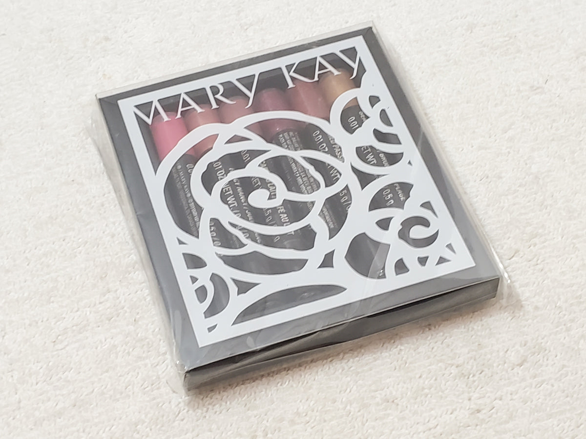 Mary Kay Mini Nourishine Plus Lip Gloss Set 6 Shades New Sealed 0.01 oz / 0.5 g