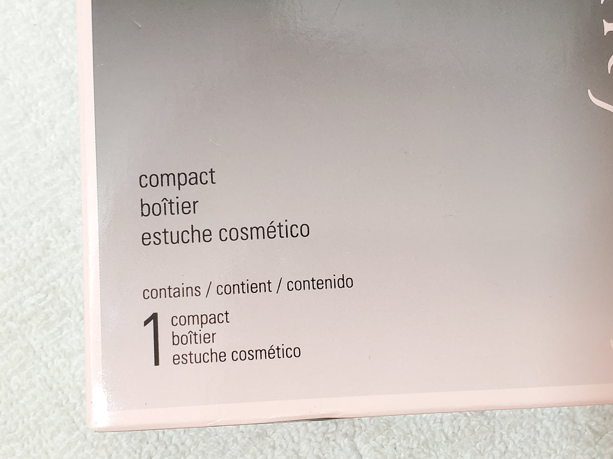 Mary Kay Black Magnetic Compact Mirror 017362 Unfilled NIB Refillable Cosmetic