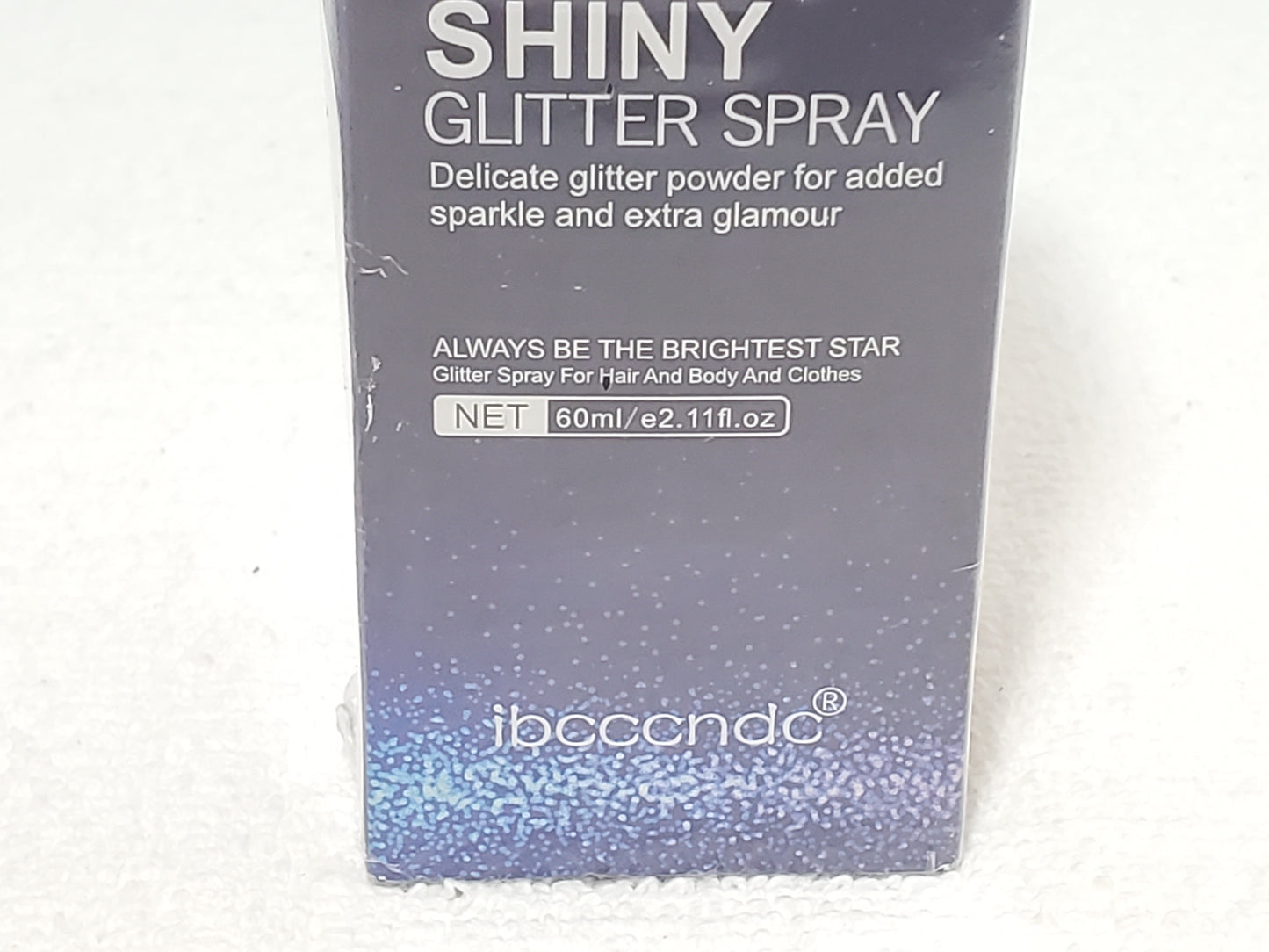 Shiny Glitter Highlighter Shimmer Spray for Skin Hair Clothes Powder Spray NIB