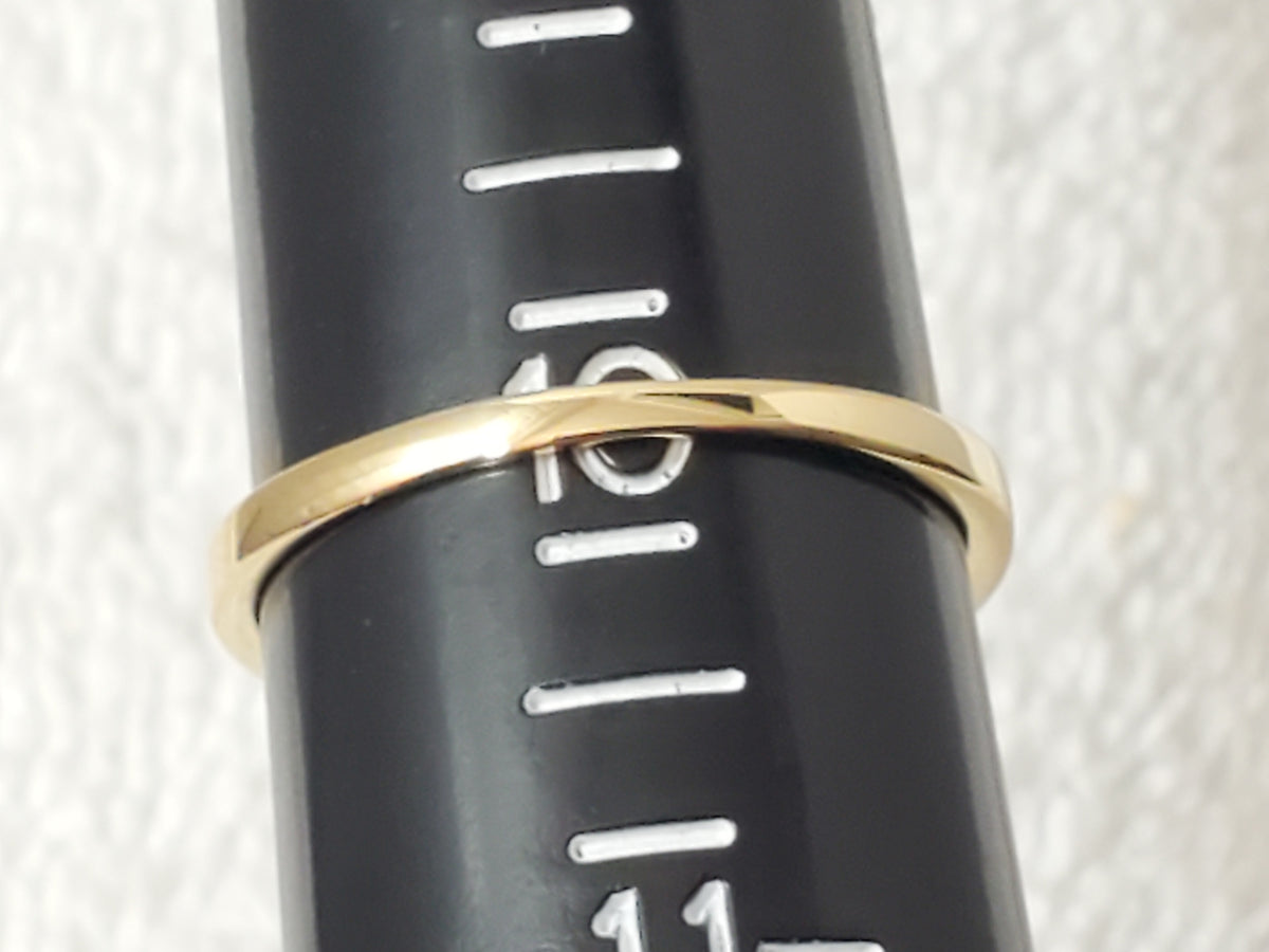 Vintage Gold Plated 925 Sterling Silver Garnet Stone Ring Made in Turkey