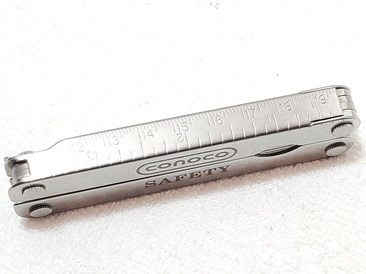 Vintage Leatherman Pocket Survival Tool Custom Engraving Leather Belt Sheath