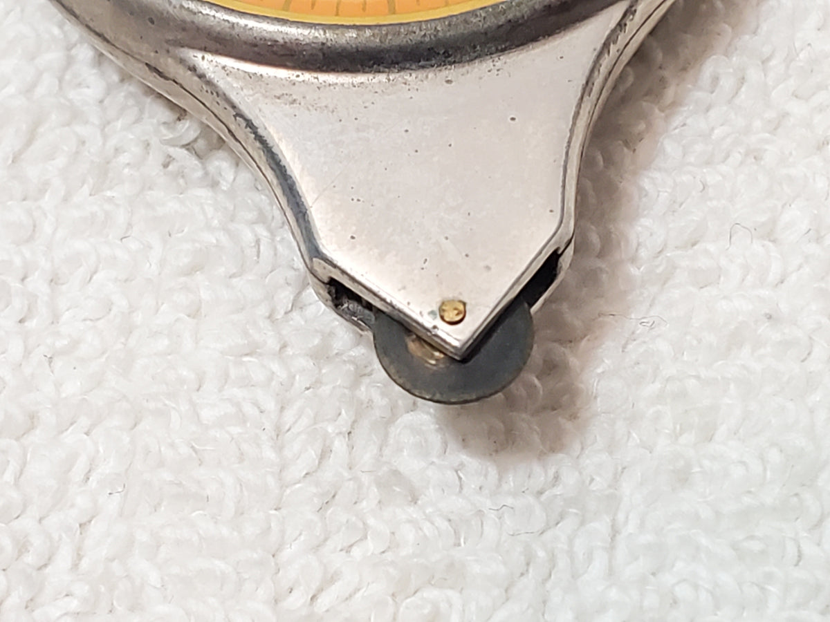 Vintage German Map Measurer Compass Leather Case Opisometer Pathfinder Distance
