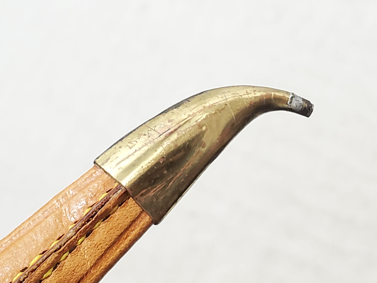 Vintage Finnish Kauhava Puukko Miniature Letter Opener Knife Horse Head Brass