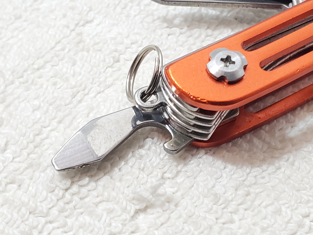 Wilcor Outdoors 15-in-1 Multi-Tool Pocket Knife Metallic Orange Stainless Steel