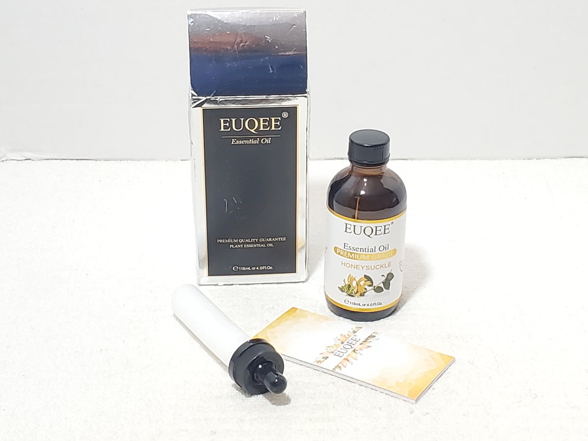 EUQEE Honeysuckle Premium Grade Essential Oil 4.0 oz 118 ml with Dropper Box