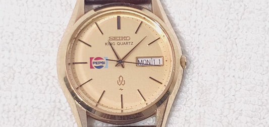 1977 Seiko King Quartz "Pepsi" Corporate Presentation Watch