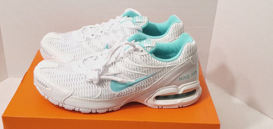 Nike Women's Air Max Torch 4 IV Running Shoes Sneakers White Blue Size 9.5 New