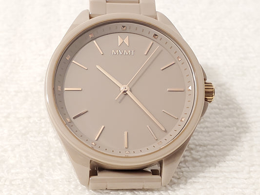 MVMT Coronada Collection Cashmere Women's Ceramic Quartz Watch WR 30 Meters SS